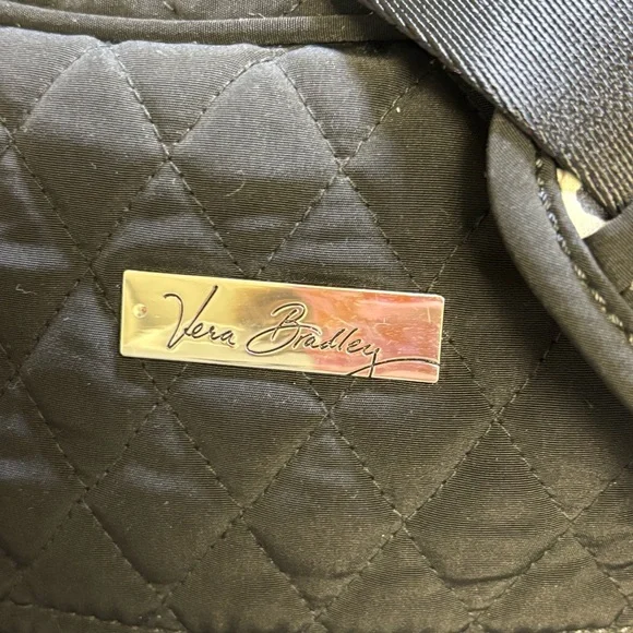 NWOT Vera Bradley Large Weekender in Black Quilt - NWOT - Picture 4 of 13